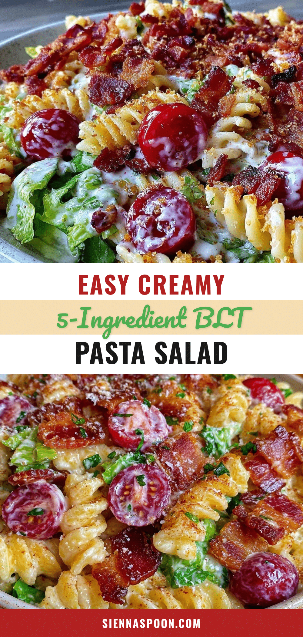 BLT pasta salad recipe