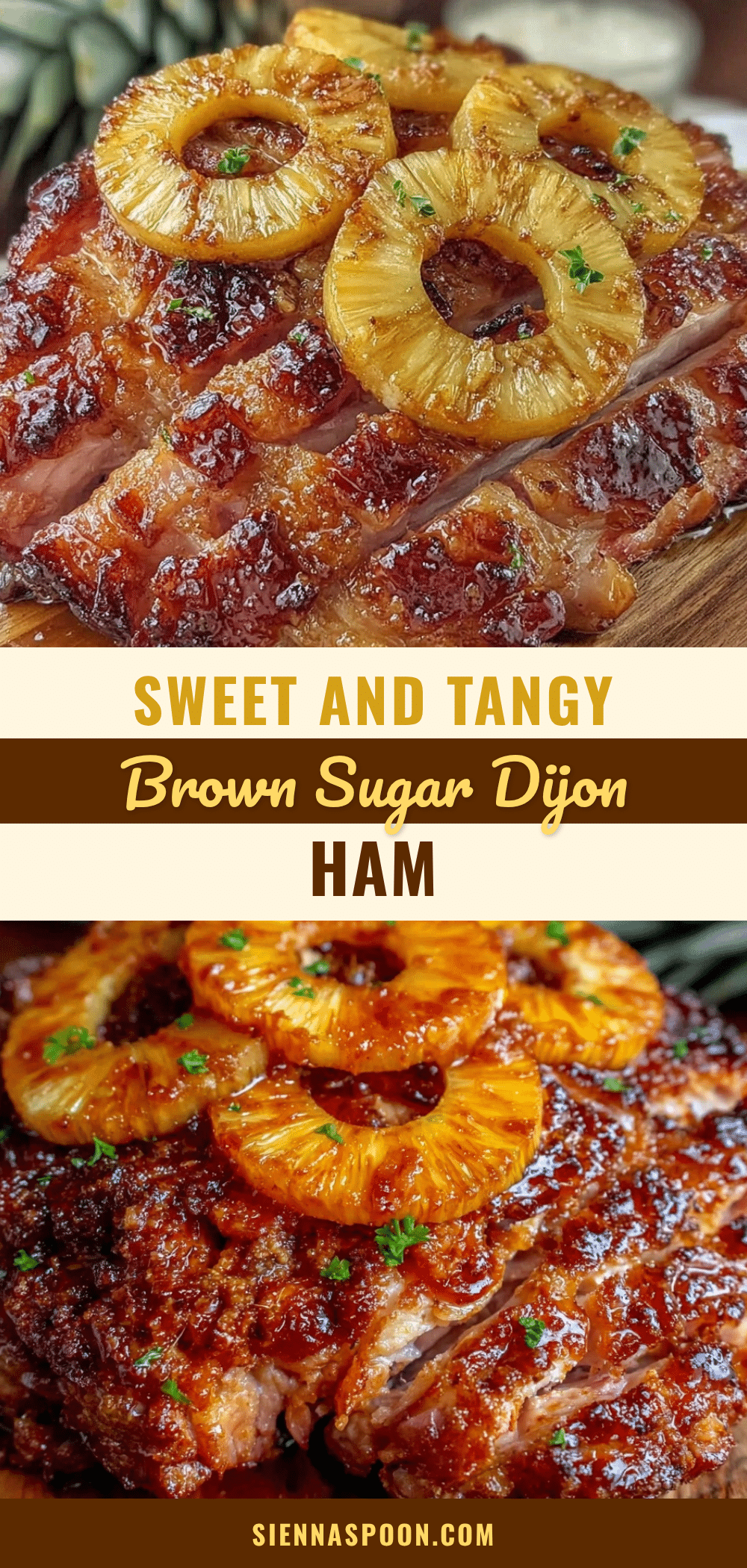 brown sugar dijon glazed ham recipe