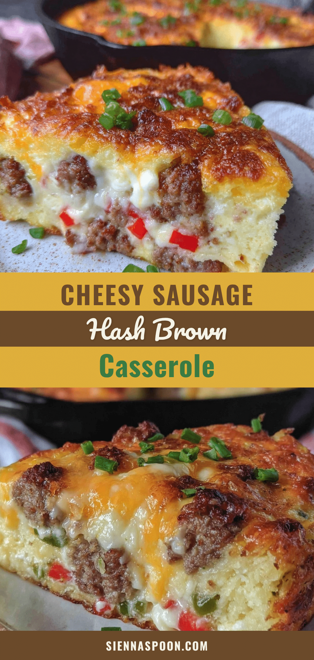 cheesy hash brown breakfast casserole recipe