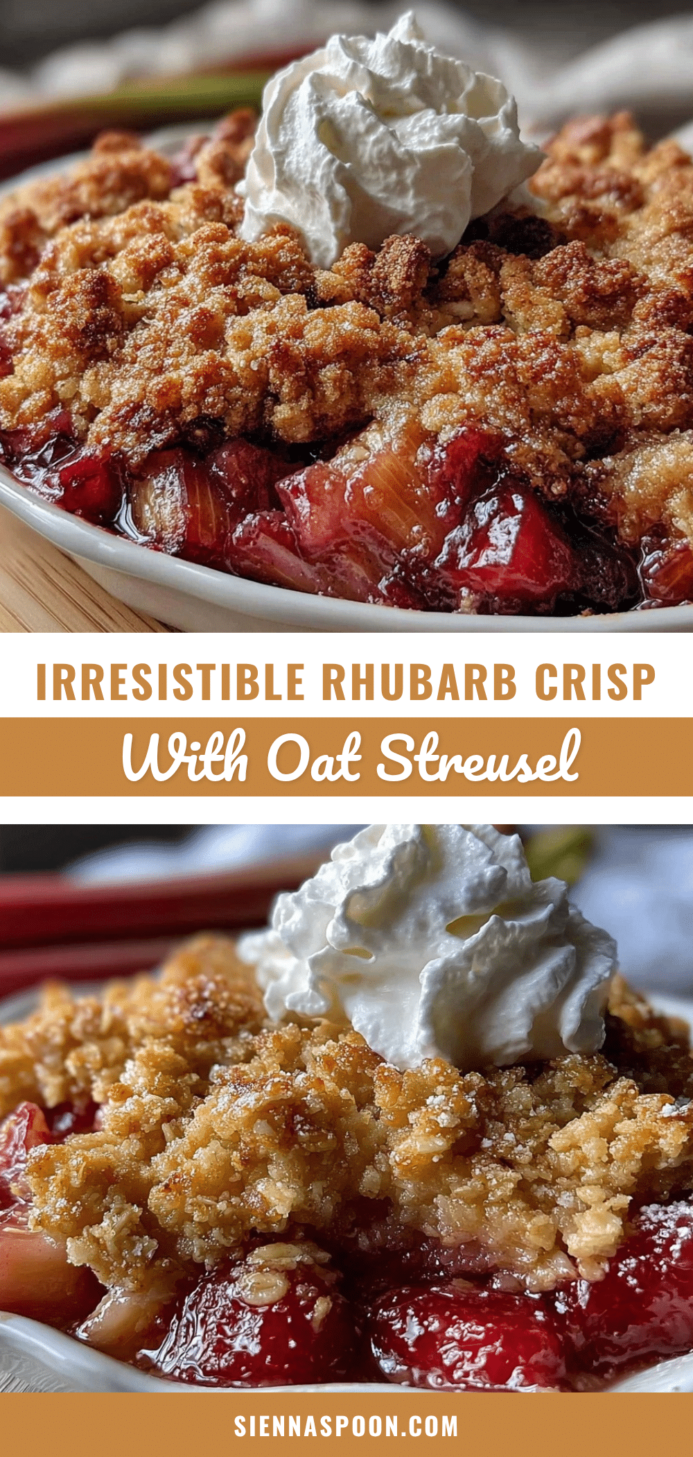 cozy rhubarb crisp recipe