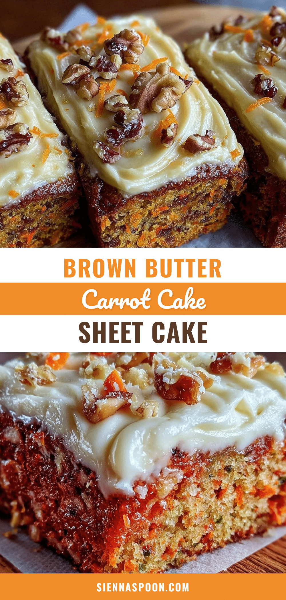creamy carrot cake sheet cake recipe