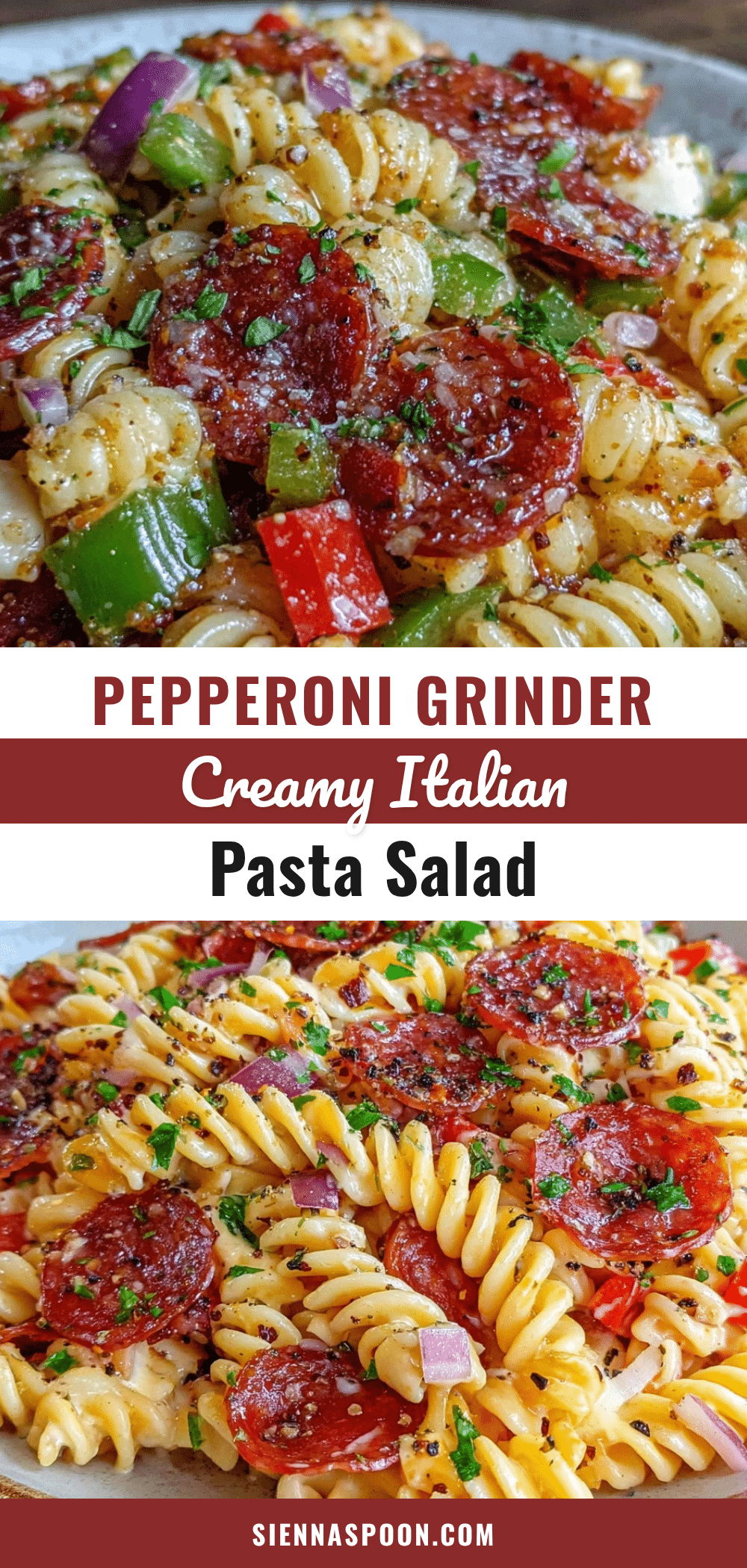 creamy grinder pasta salad recipe