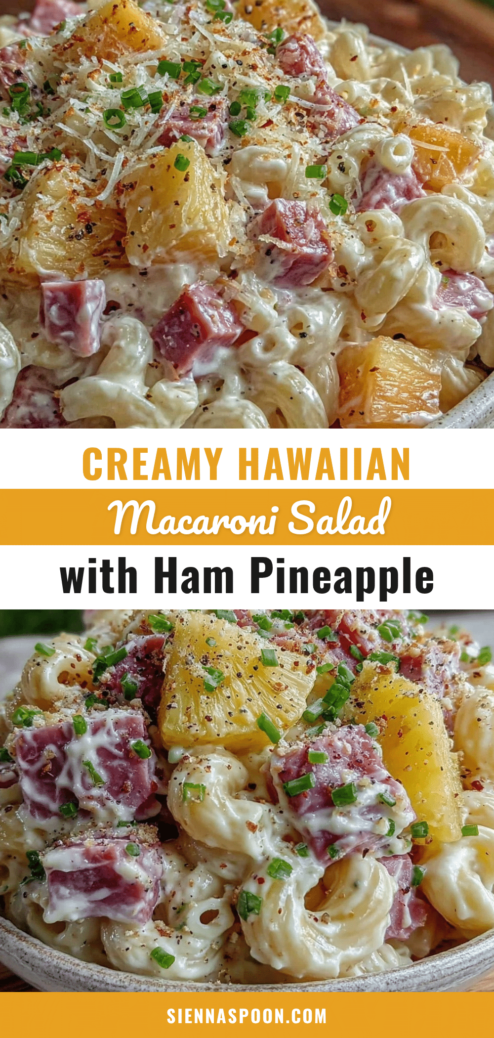 creamy Hawaiian macaroni salad recipe