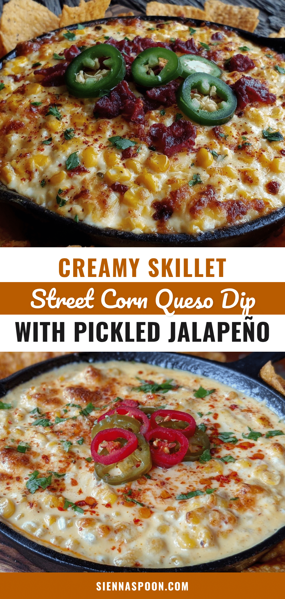 creamy skillet street corn queso dip recipe