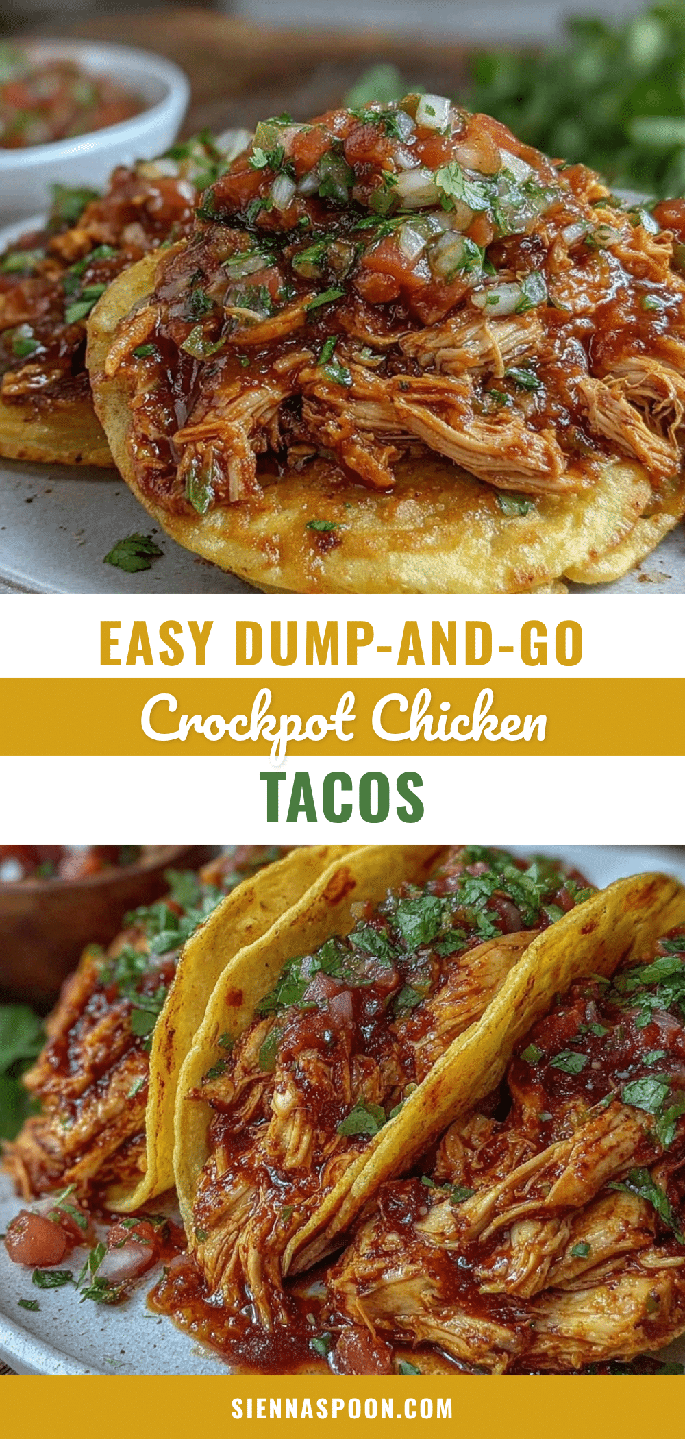 crockpot chicken tacos recipe