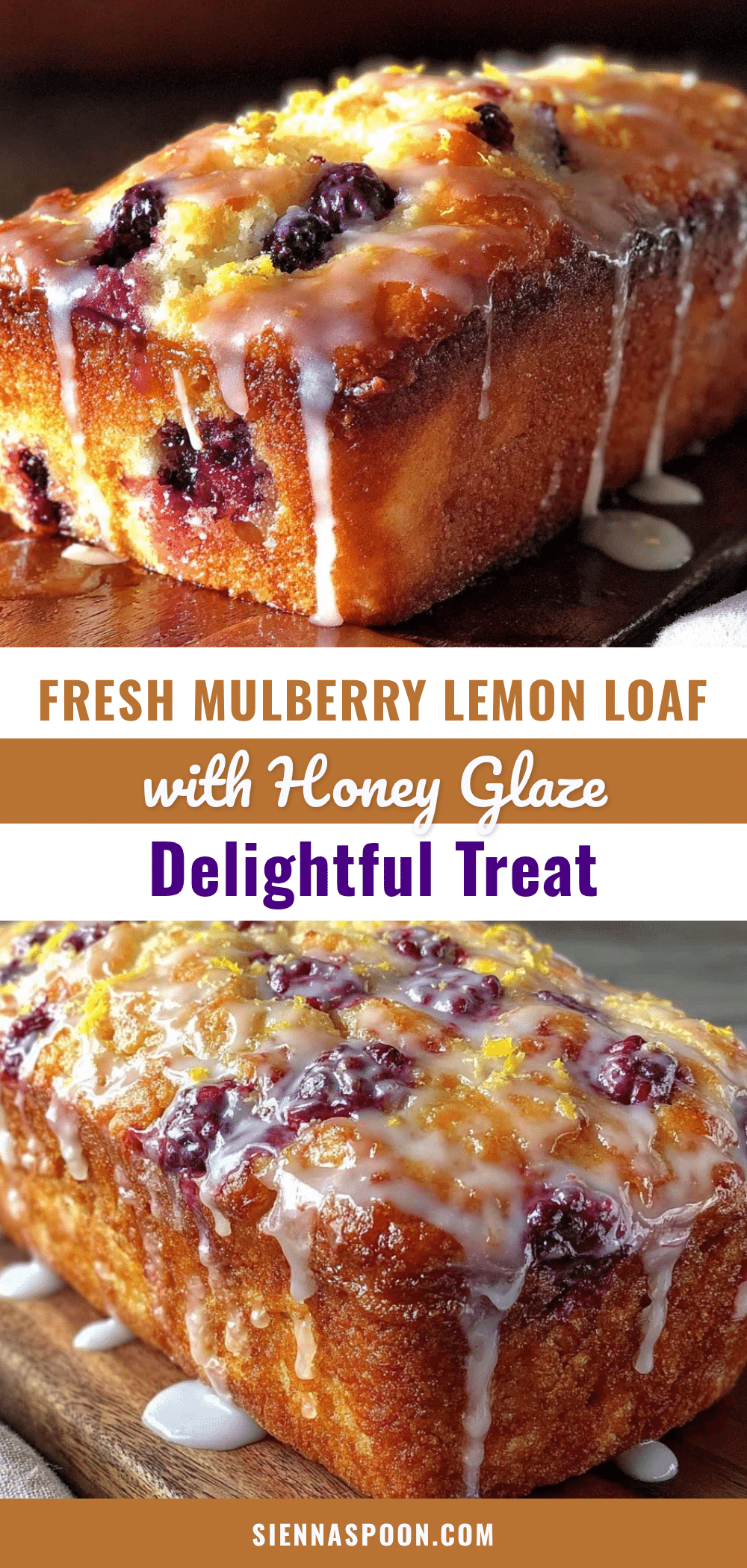 fresh mulberry lemon loaf recipe