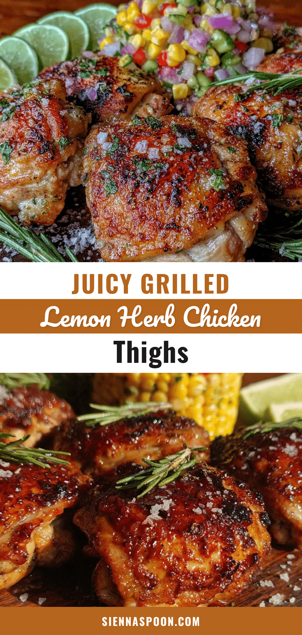 grilled lemon herb chicken thighs recipe