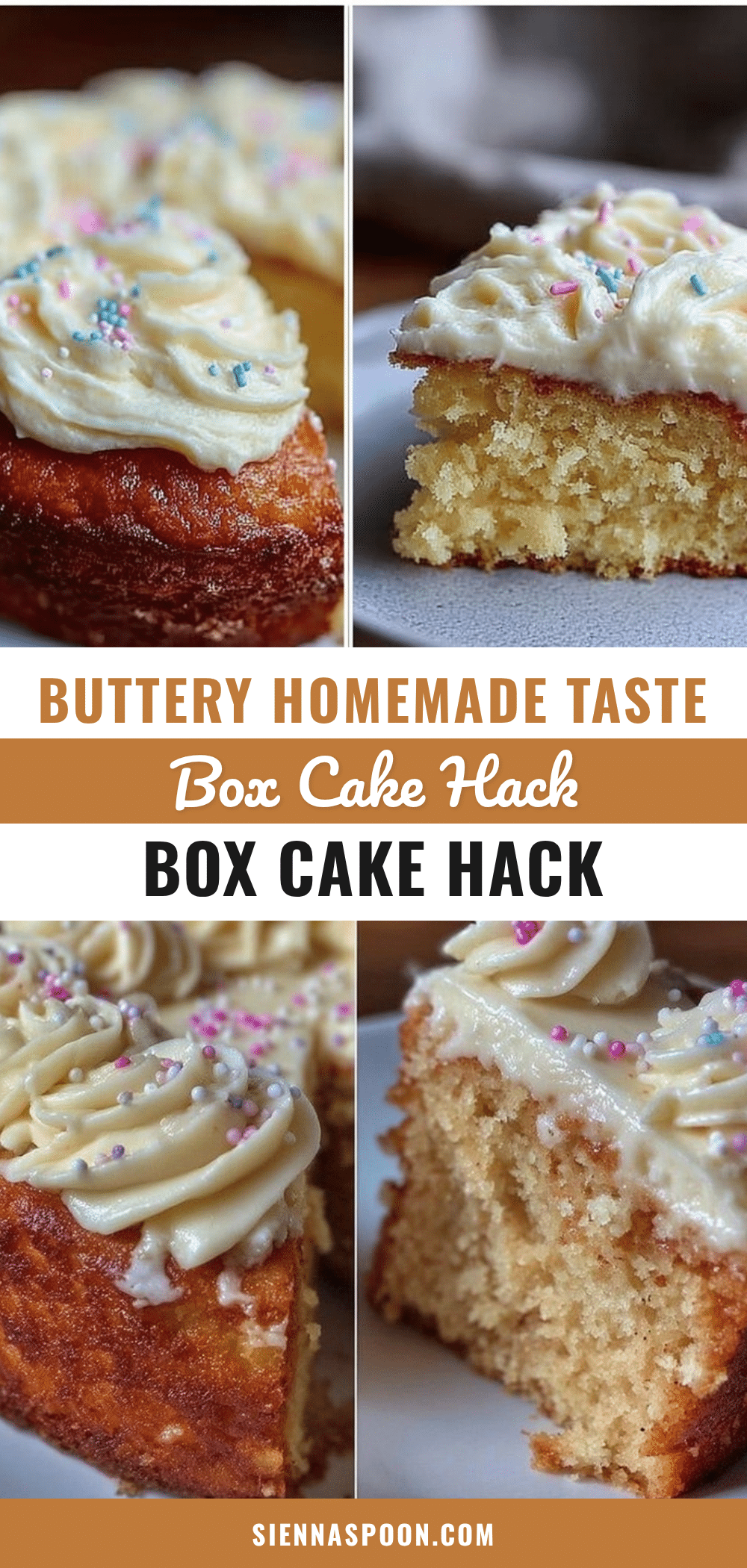 homemade box mix birthday cake hack recipe