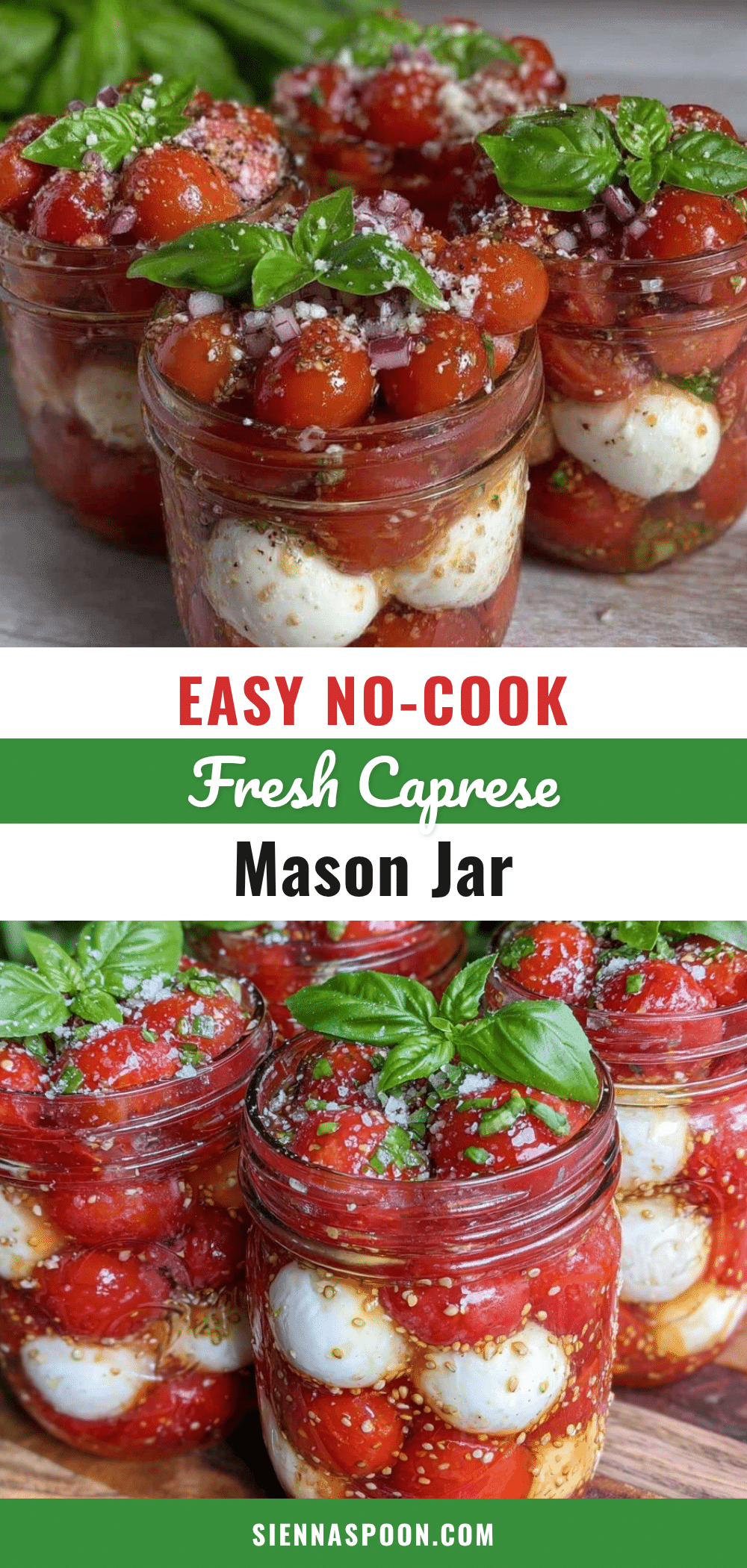 mason jar caprese salad recipe