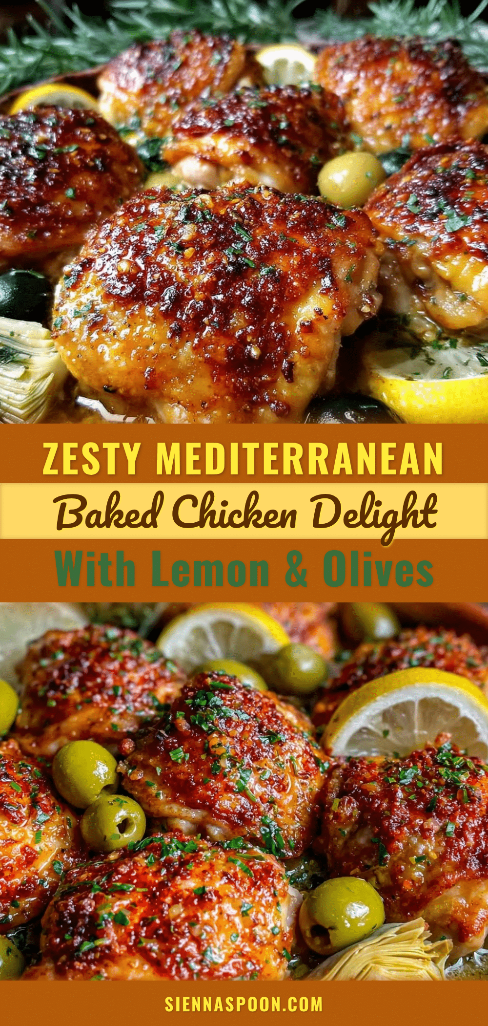 Mediterranean baked chicken recipe