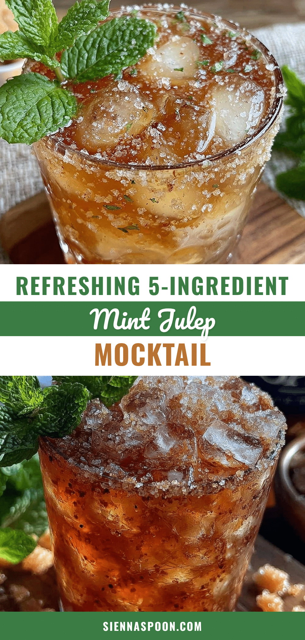 mint julep mocktail recipe