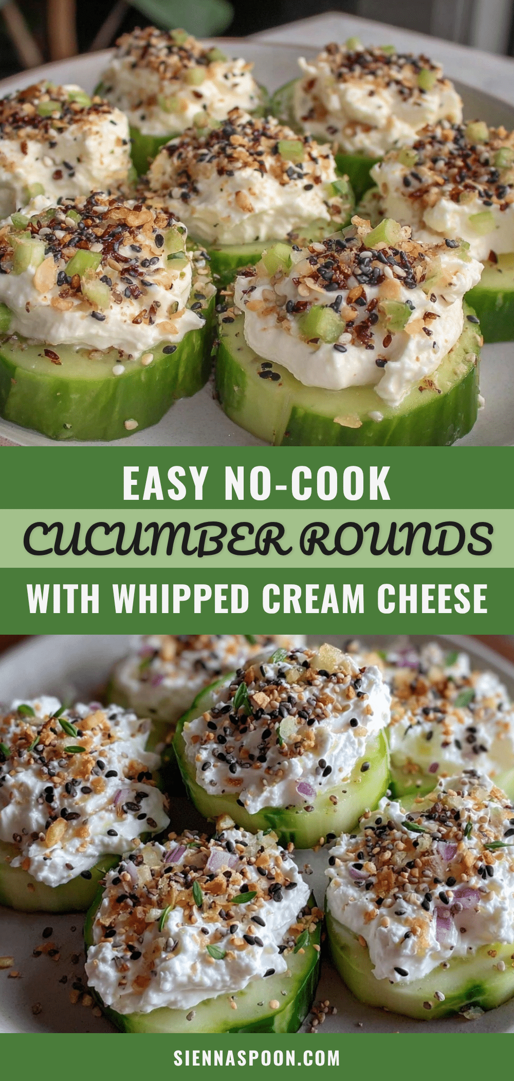 no cook cucumber rounds recipe