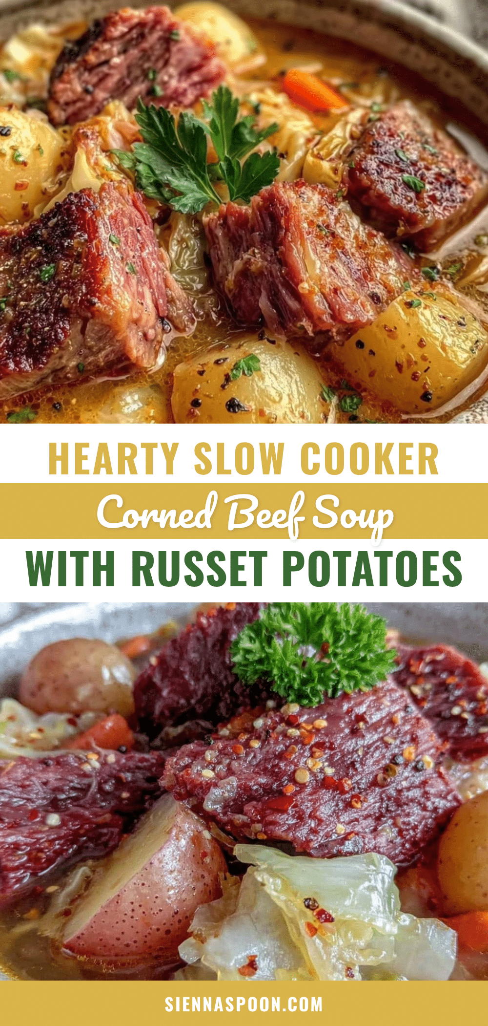 slow cooker corned beef cabbage soup recipe