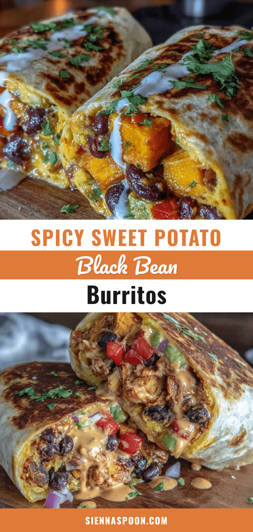 sweet potato black bean breakfast burritos recipe