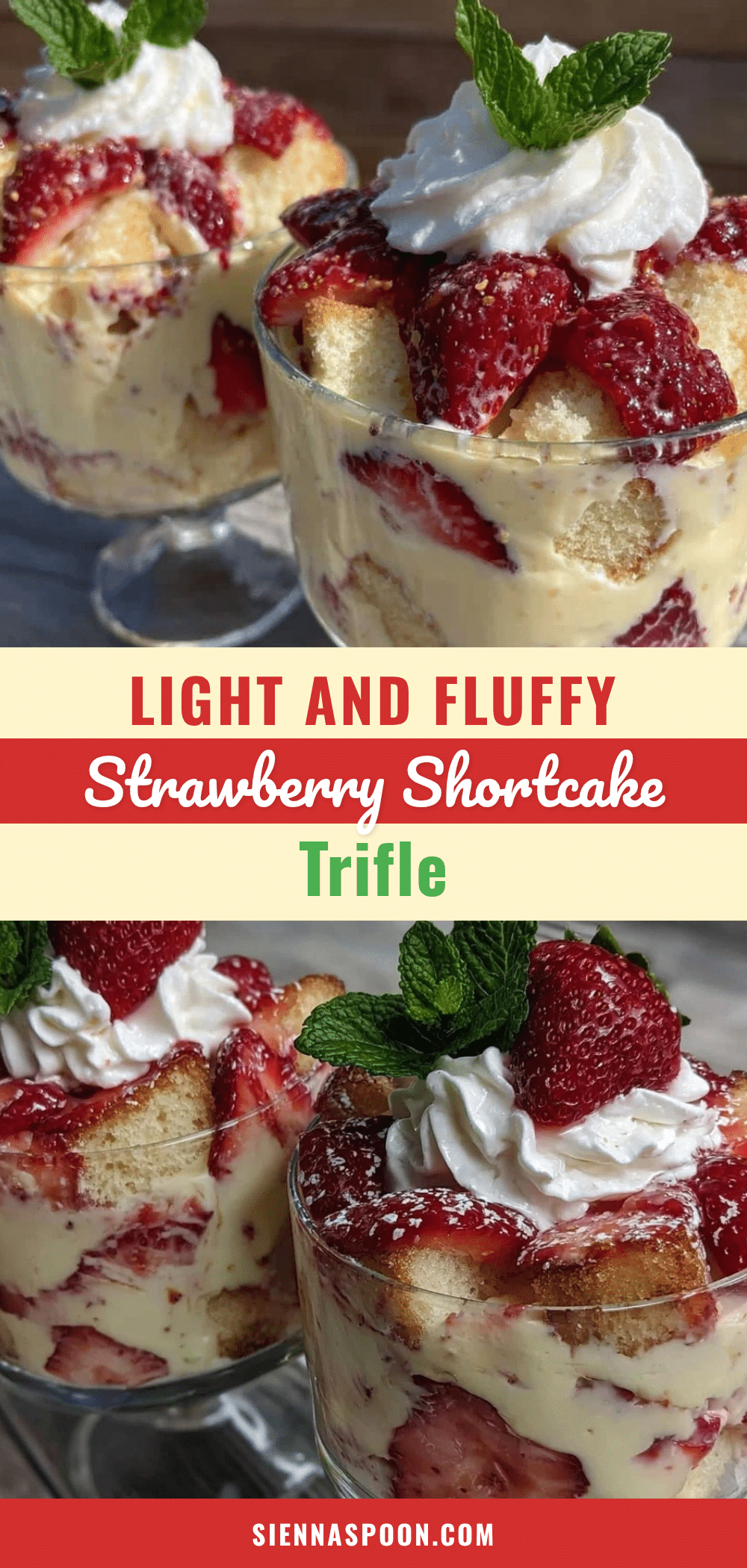 angel food strawberry shortcake trifle recipe