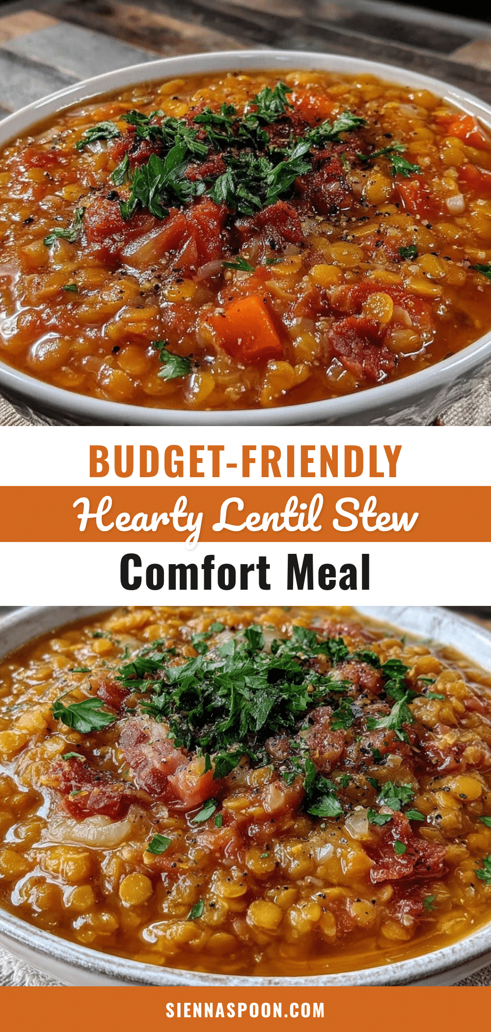 cozy lentil stew recipe