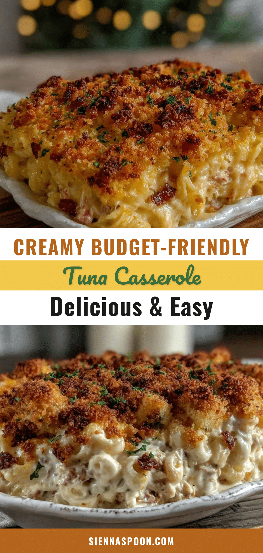 cozy tuna casserole recipe