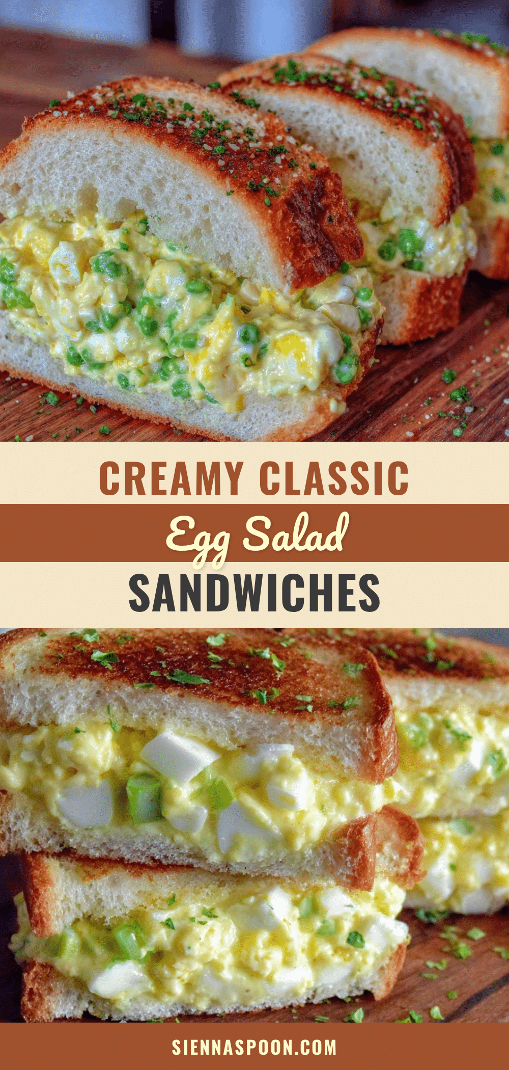 creamy classic egg salad sandwiches recipe