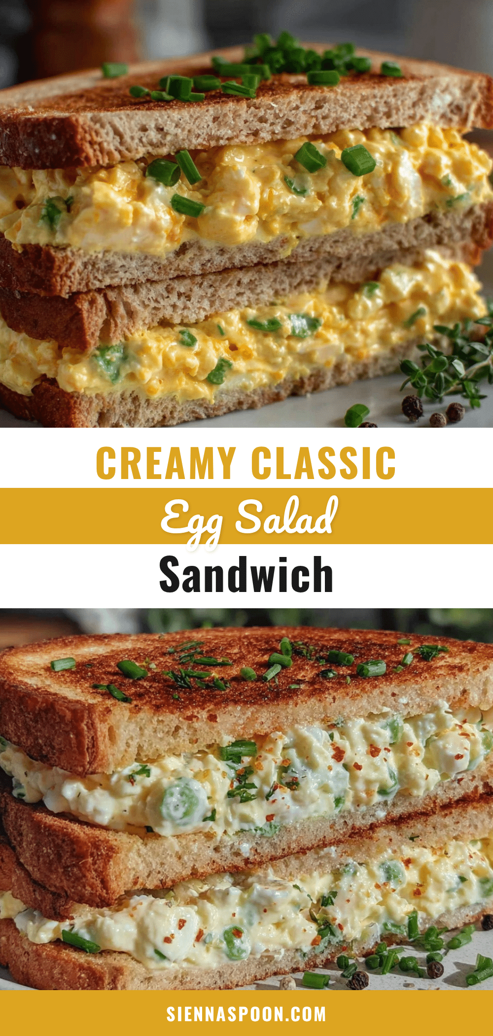 creamy egg salad sandwich recipe