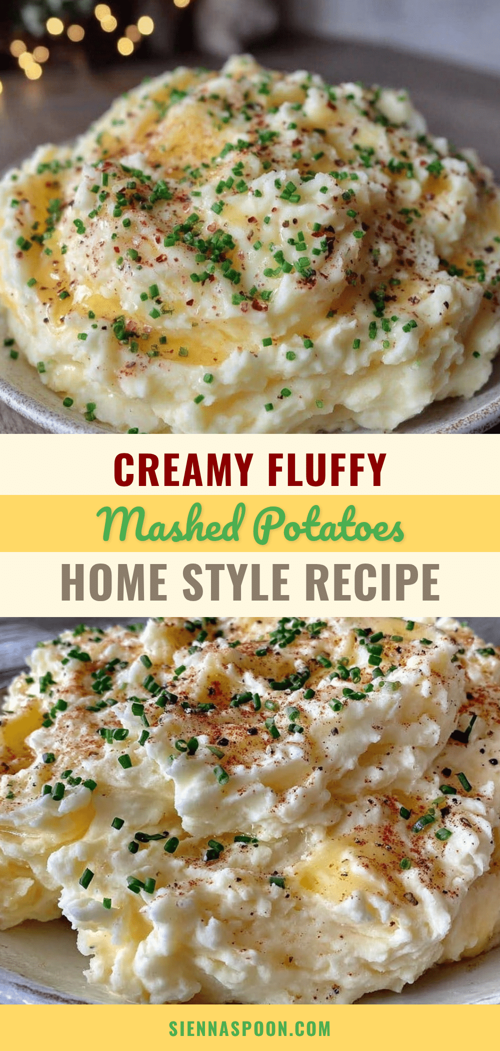 creamy fluffy mashed potatoes recipe