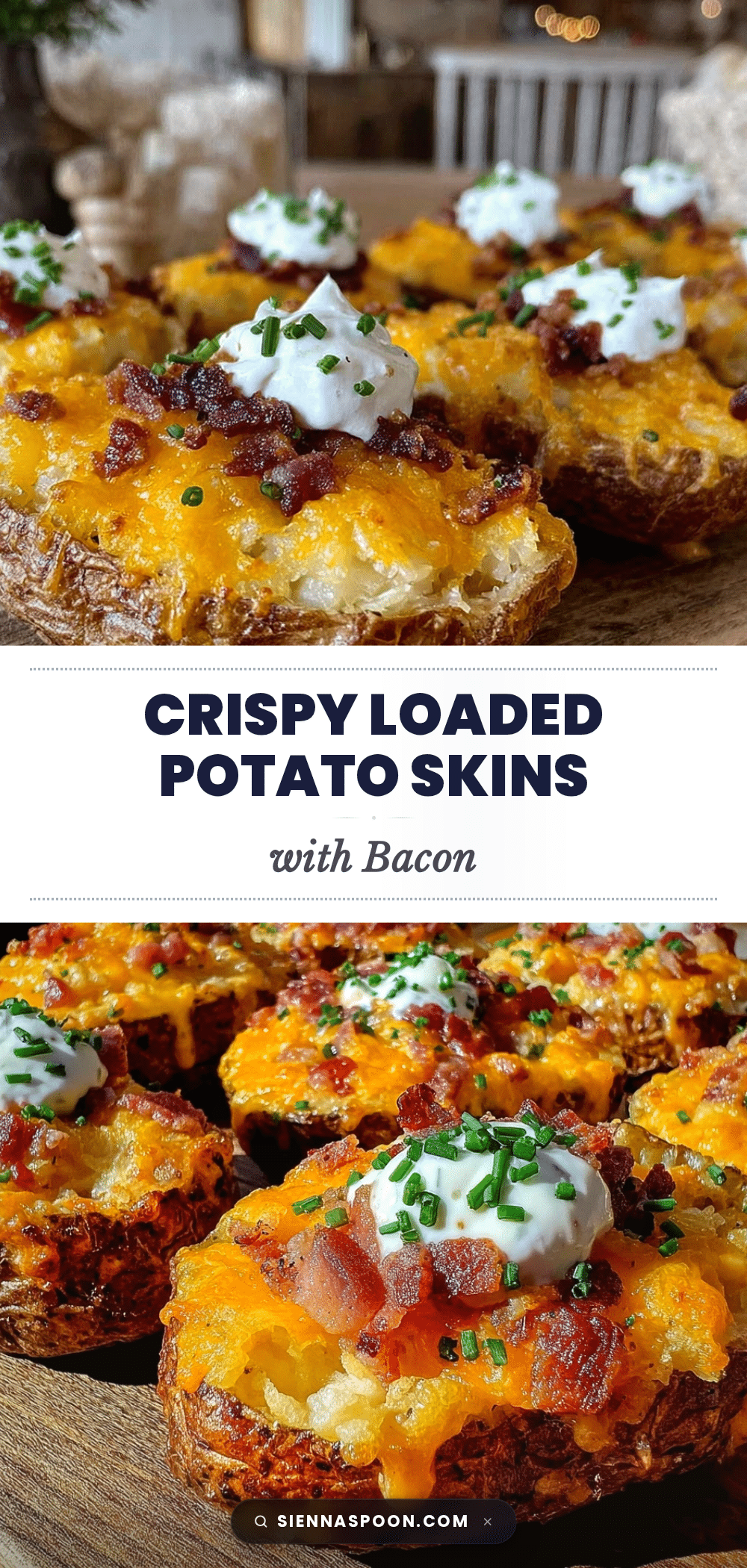 crispy loaded potato skins recipe
