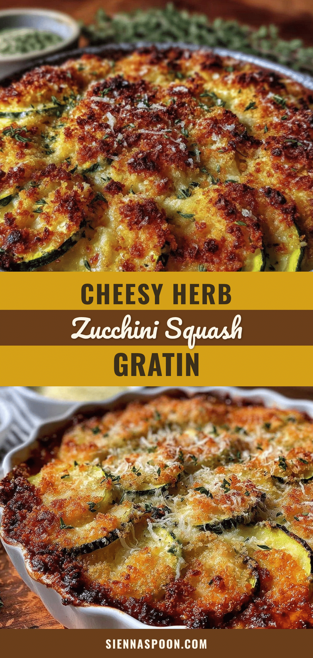 crispy zucchini and yellow squash gratin recipe