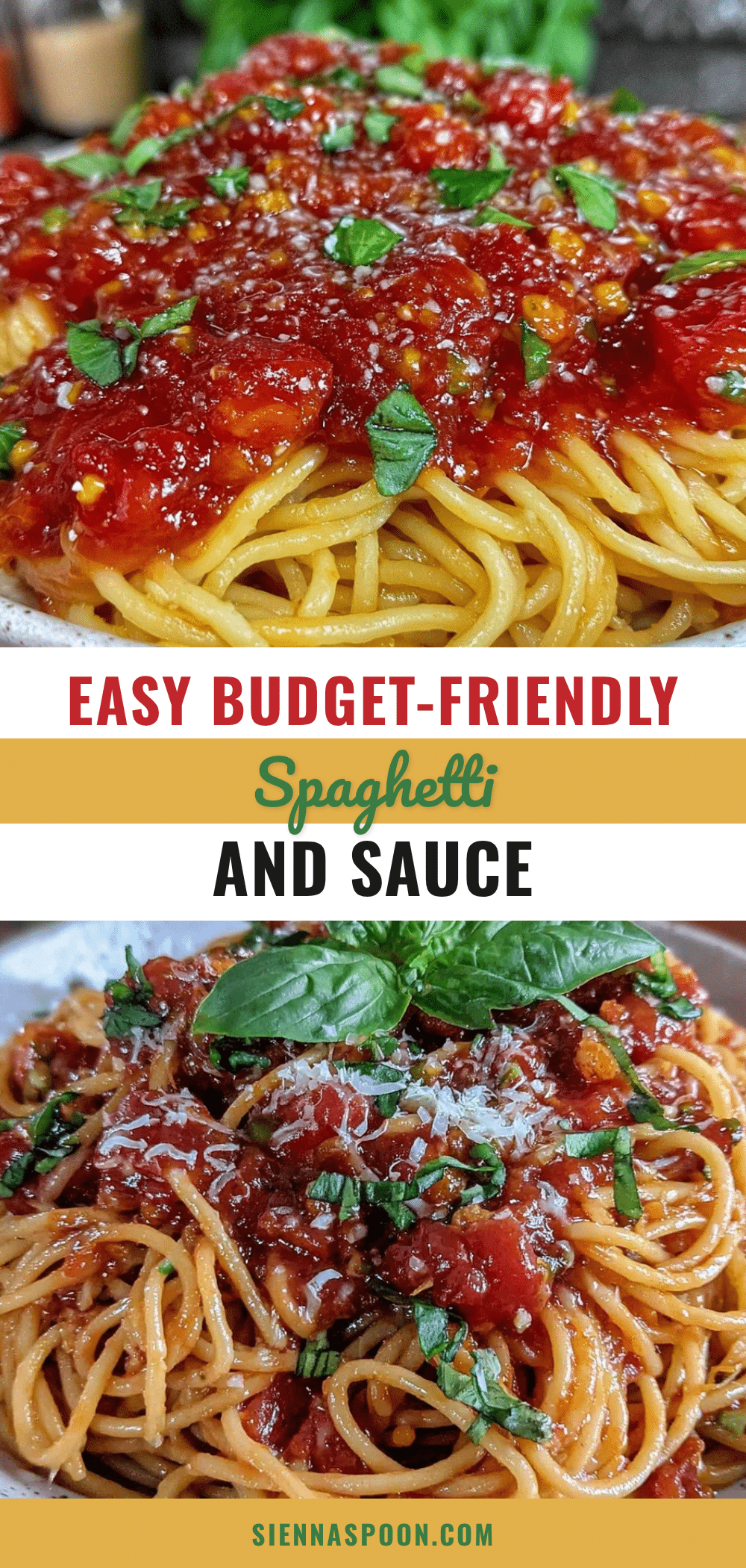 easy budget-friendly spaghetti & sauce recipe recipe