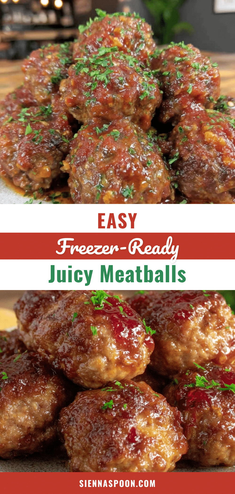 easy freezer-ready juicy meatballs recipe