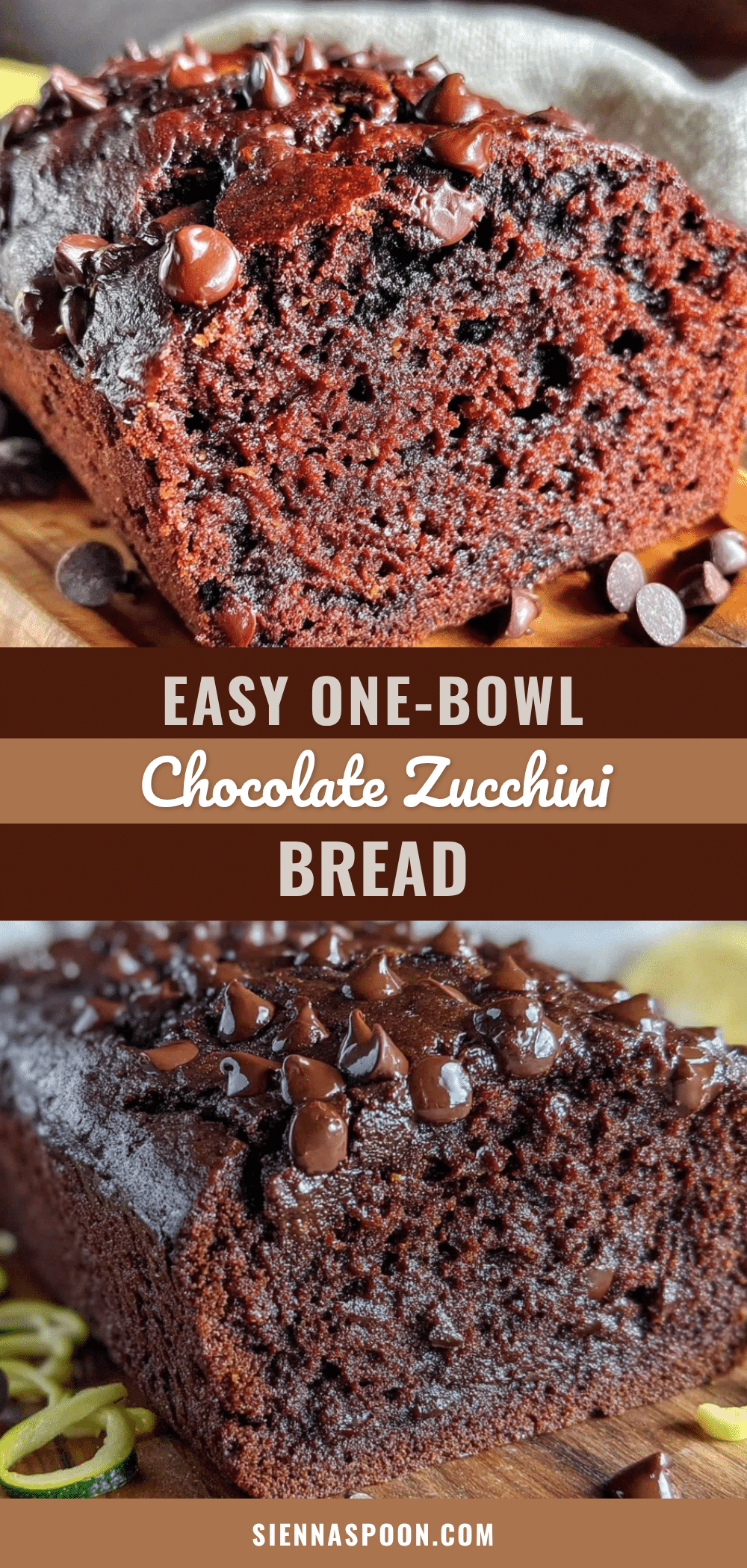 easy one-bowl chocolate zucchini bread recipe