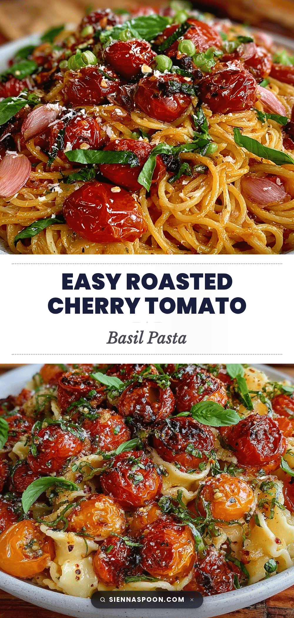 easy roasted cherry tomato pasta recipe