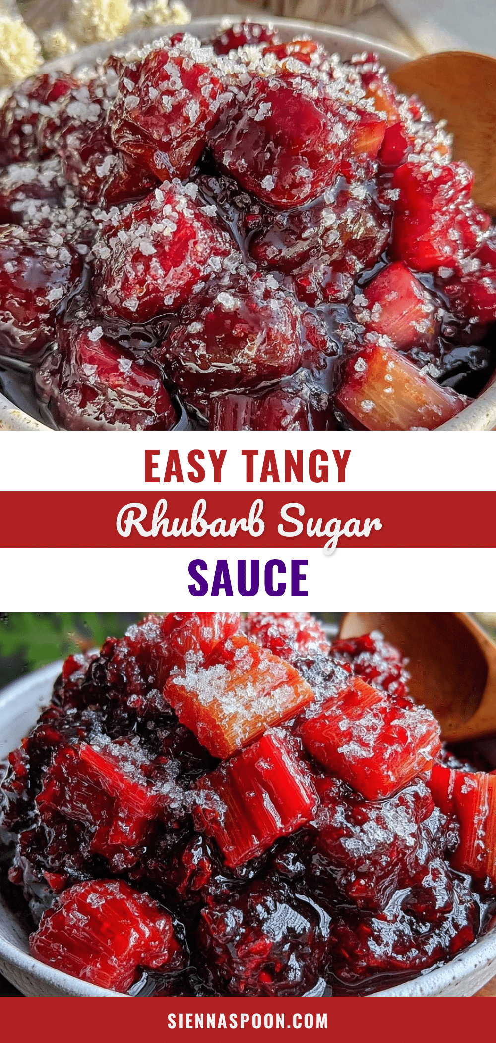 easy tangy rhubarb sauce recipe