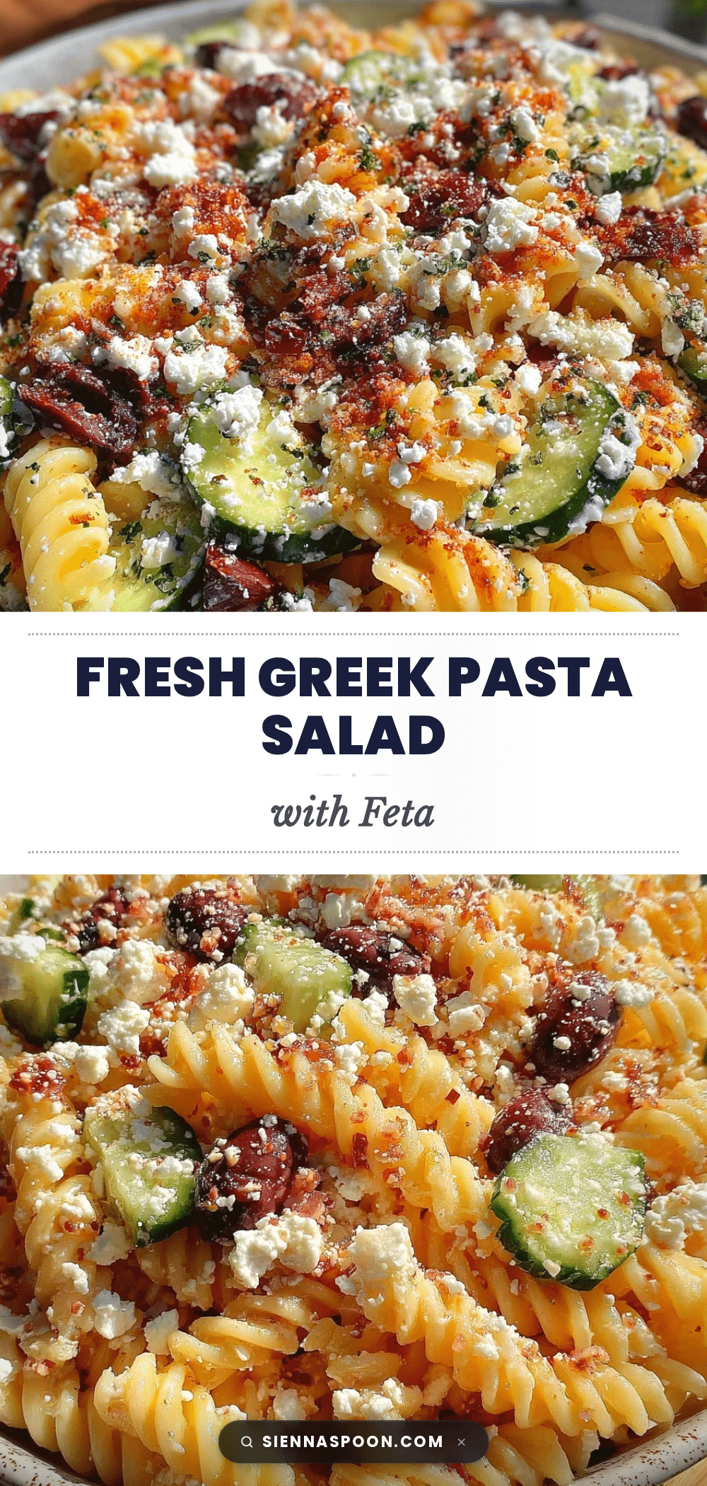 fresh greek pasta salad recipe