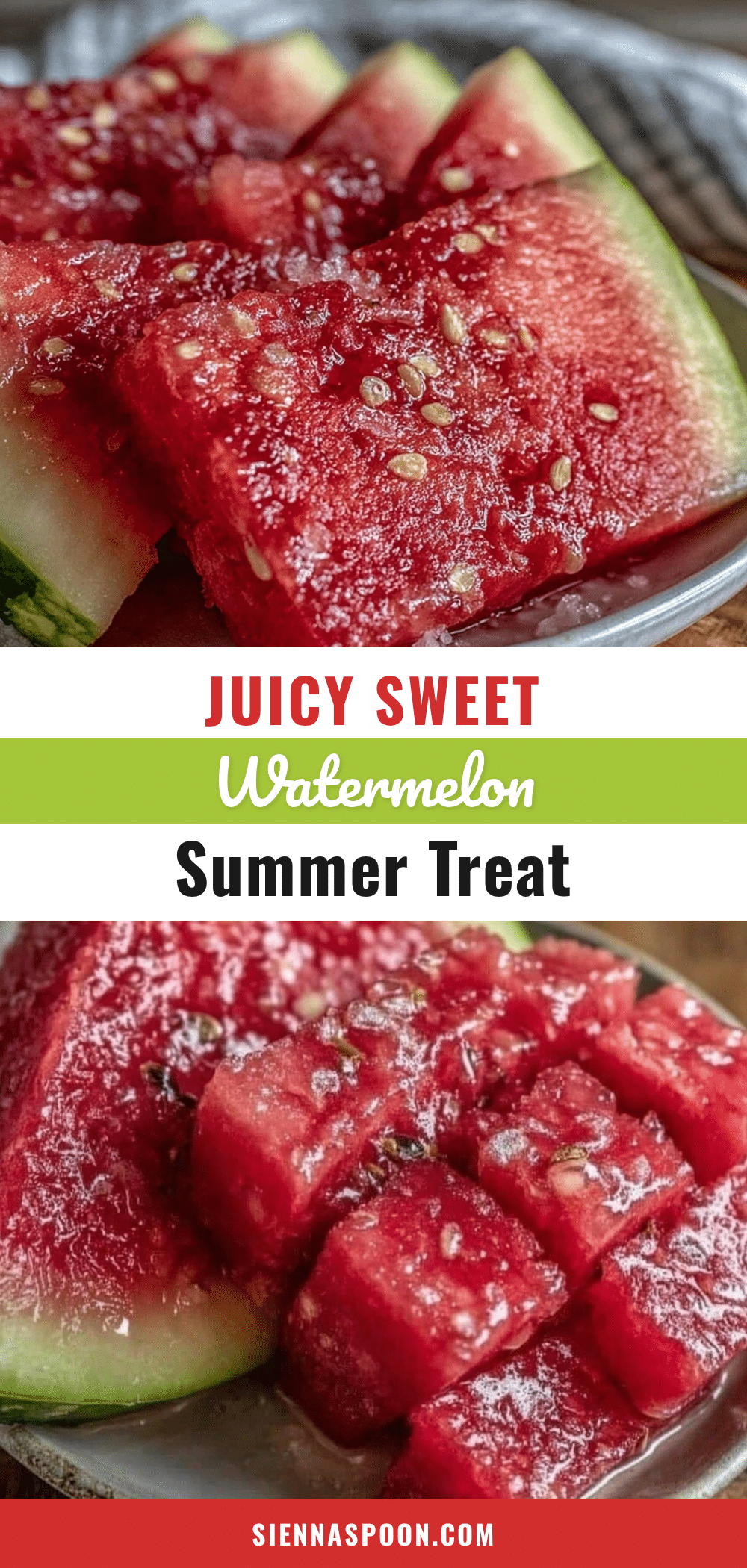 fresh watermelon summer treat recipe