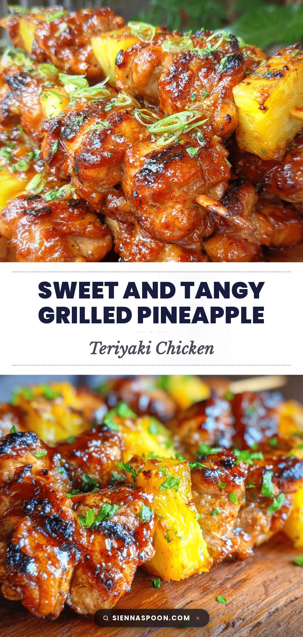 grilled pineapple teriyaki chicken kebabs recipe