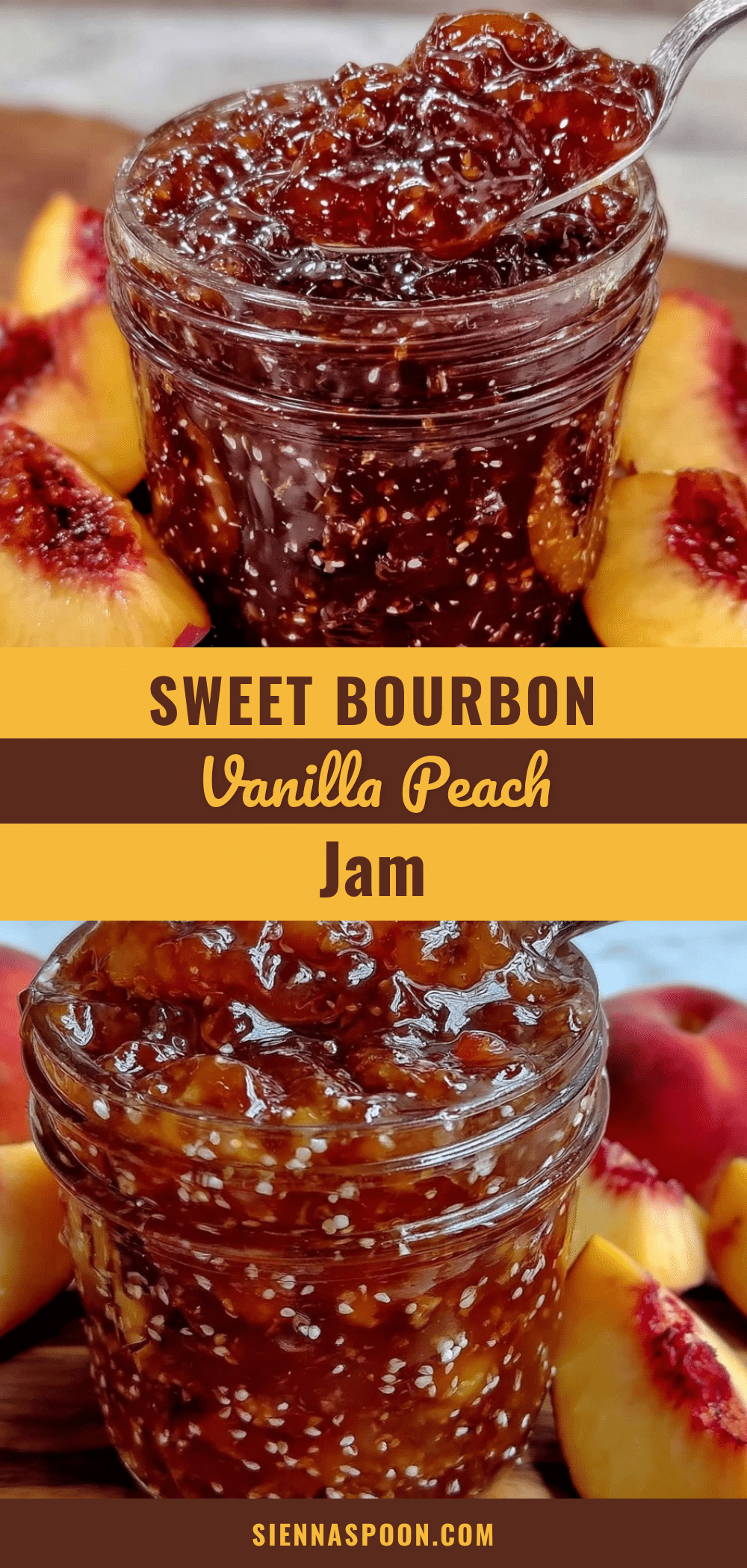homemade bourbon vanilla peach jam recipe