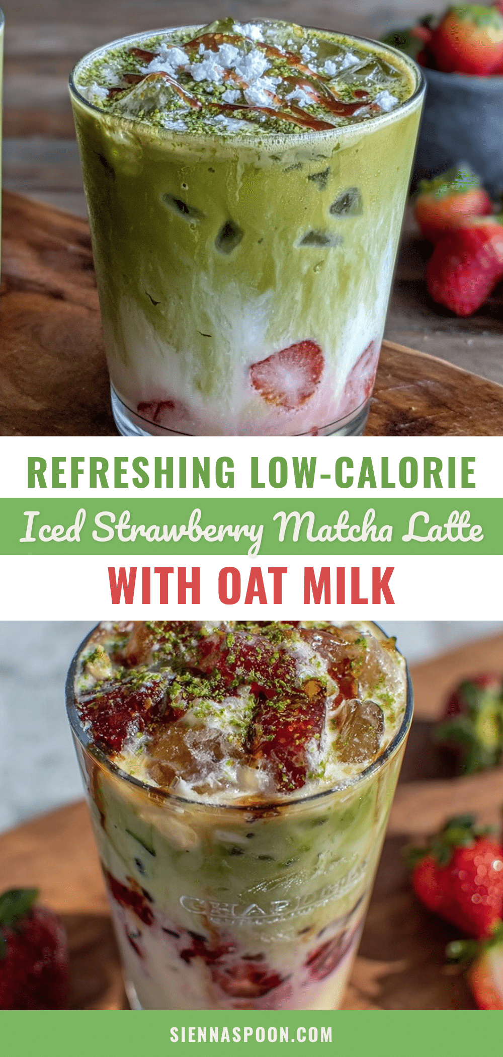 iced strawberry matcha latte recipe