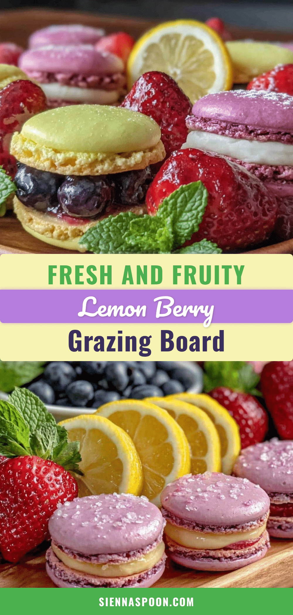 lemon berry grazing board recipe