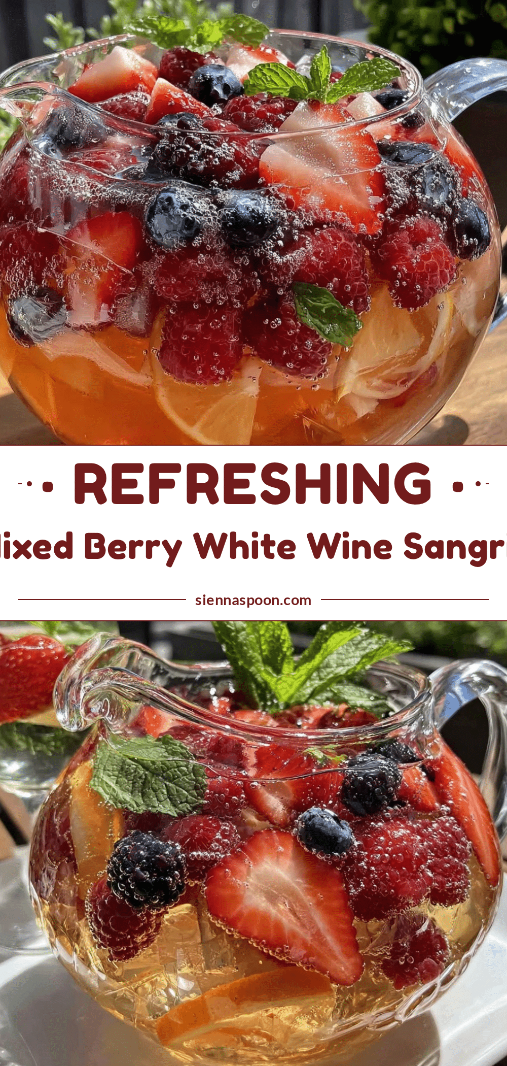 mixed berry sangria with white wine recipe