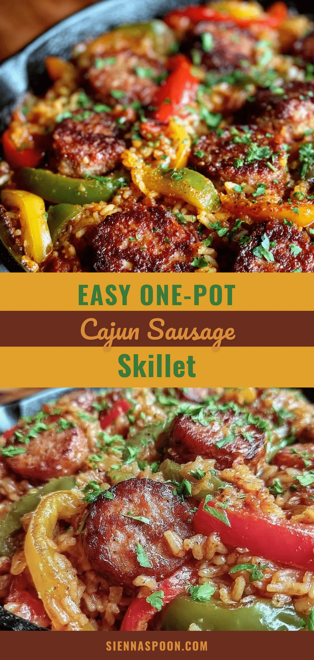 one-pot cajun sausage and rice skillet recipe