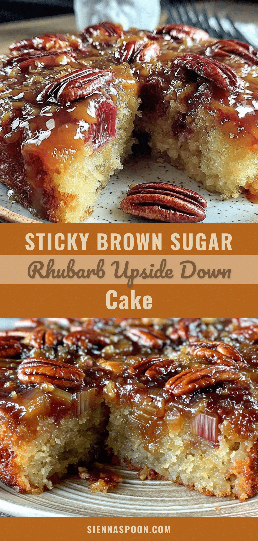 rhubarb upside down cake recipe