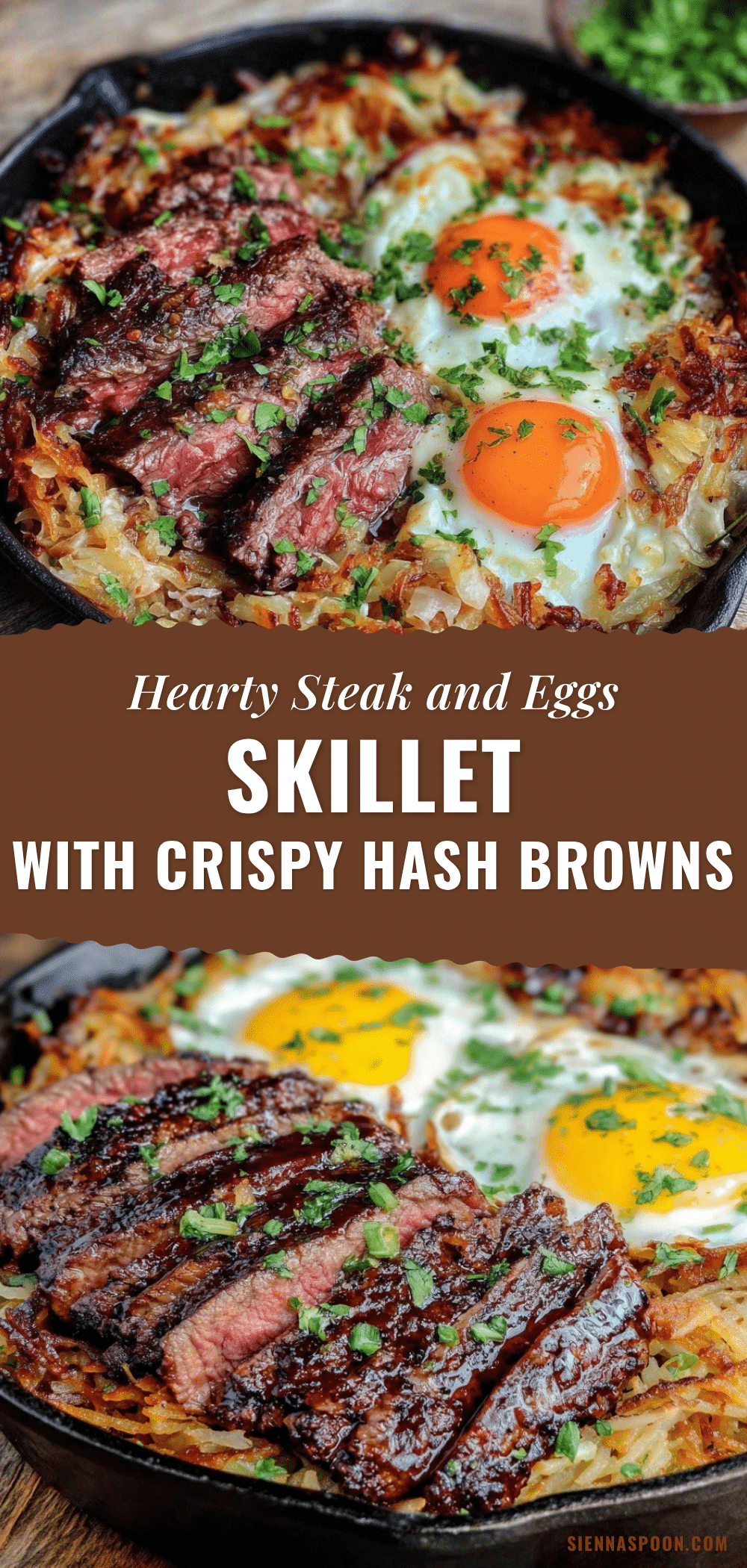 steak and eggs breakfast skillet recipe