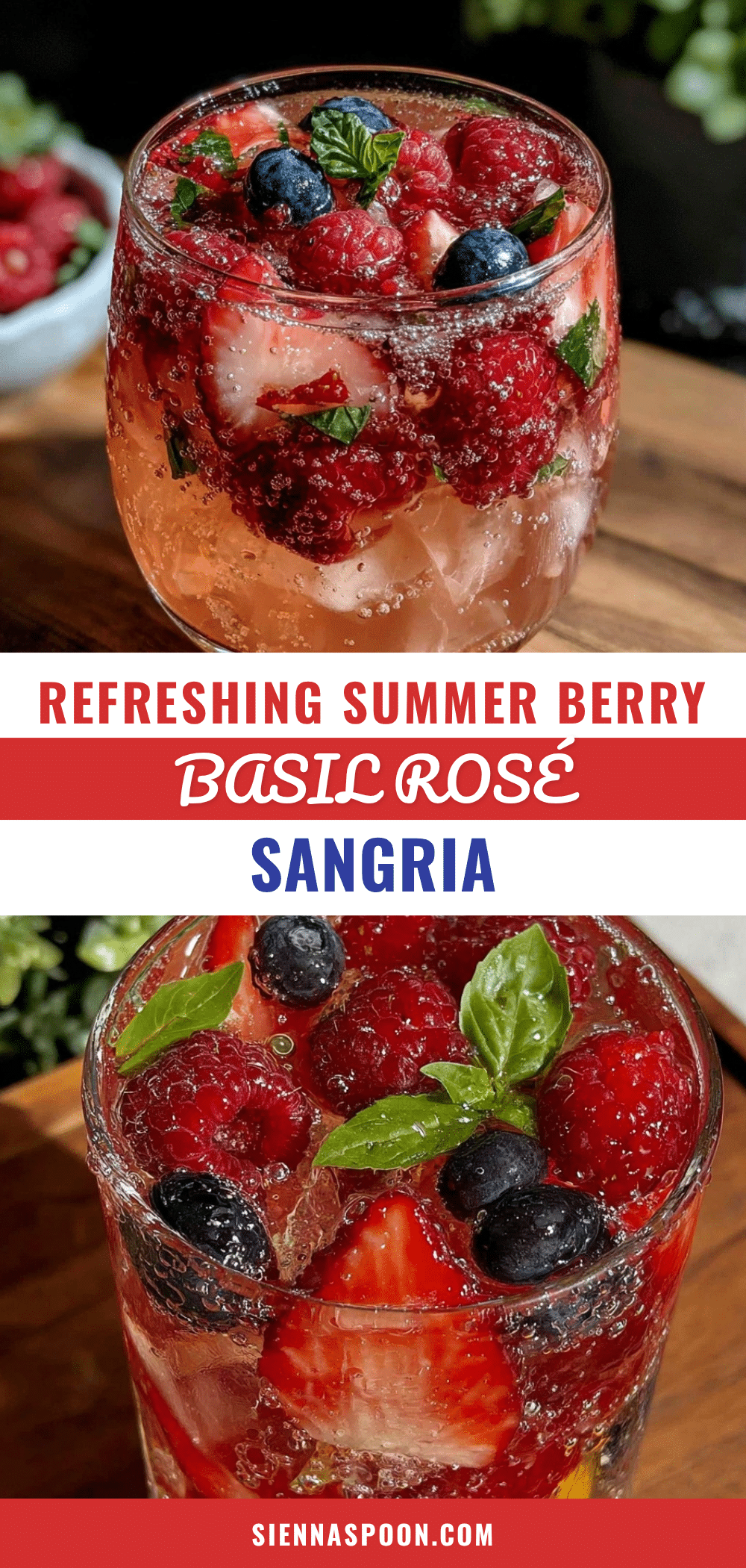 summer berry basil lemonade sangria recipe