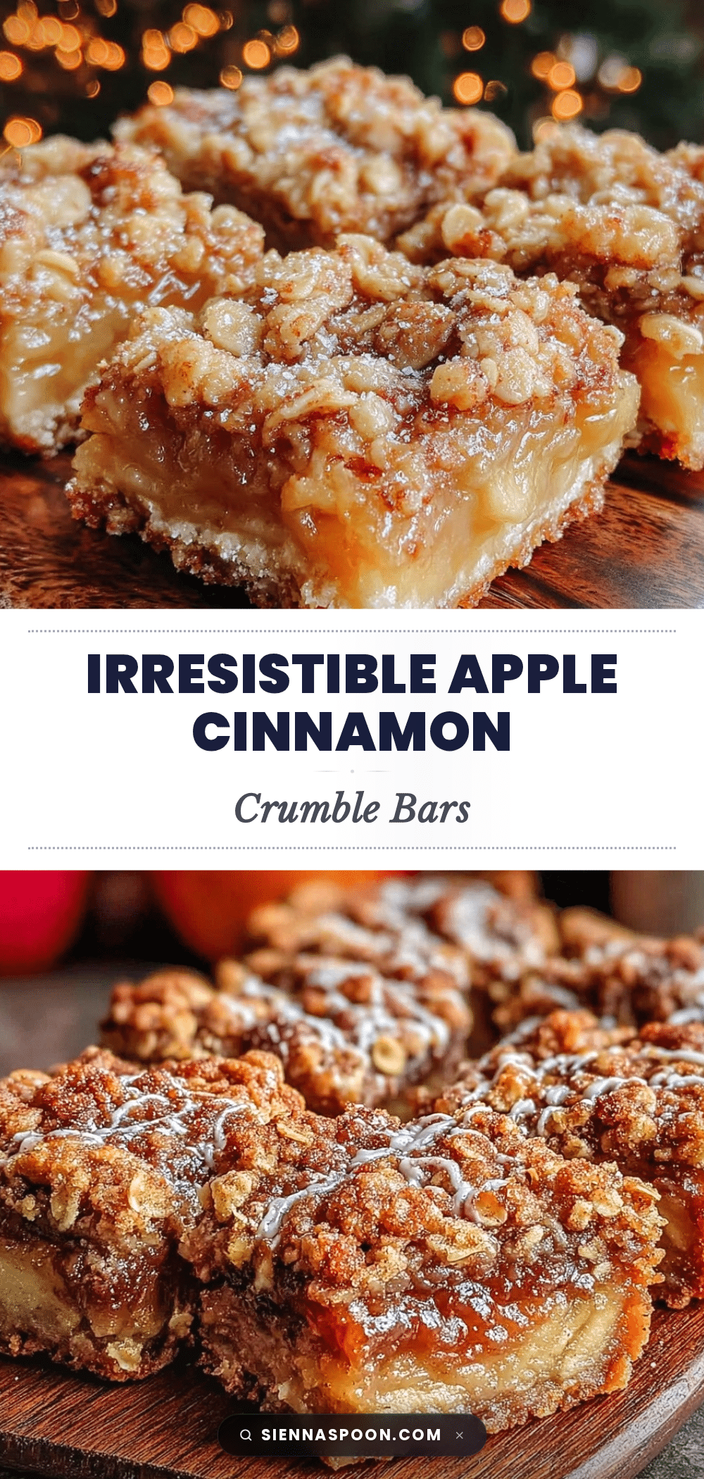 apple cinnamon crumble bars recipe
