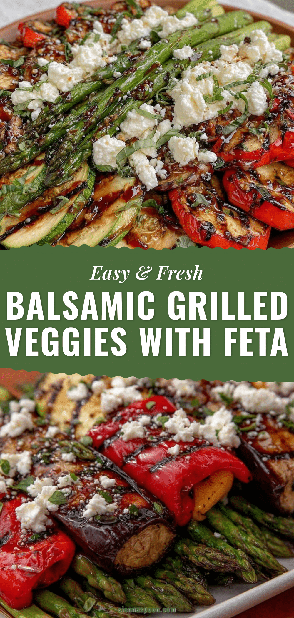 balsamic grilled vegetable platter with feta recipe