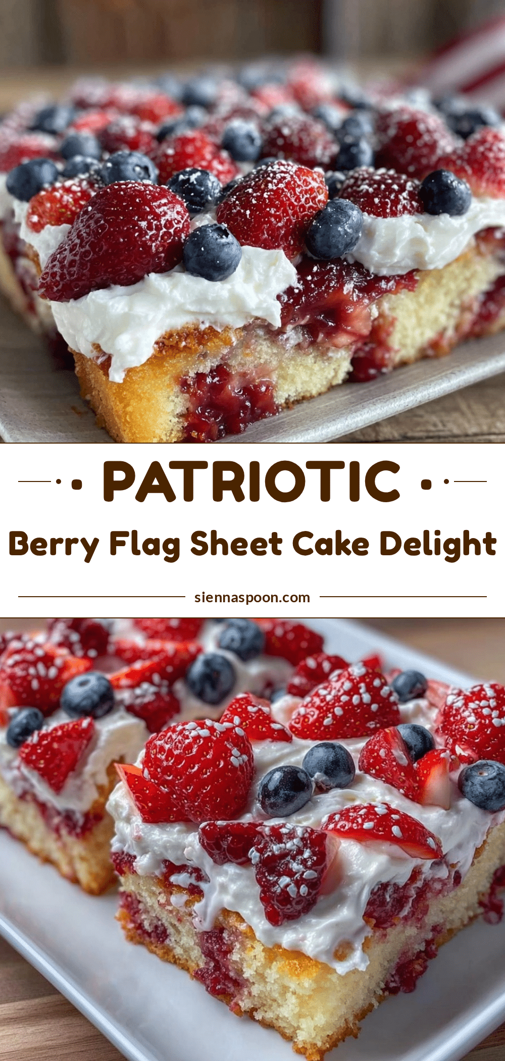 berry flag sheet cake recipe