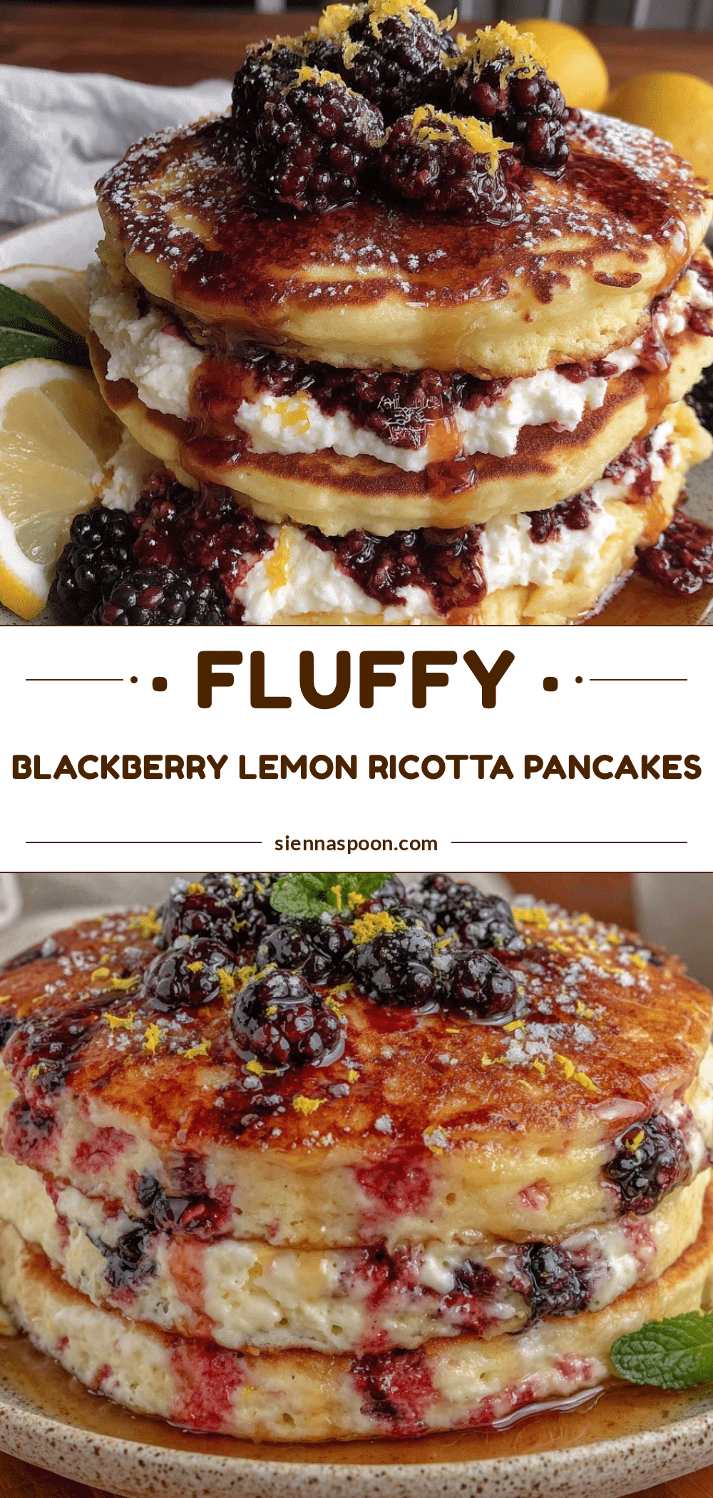 blackberry lemon ricotta pancakes recipe