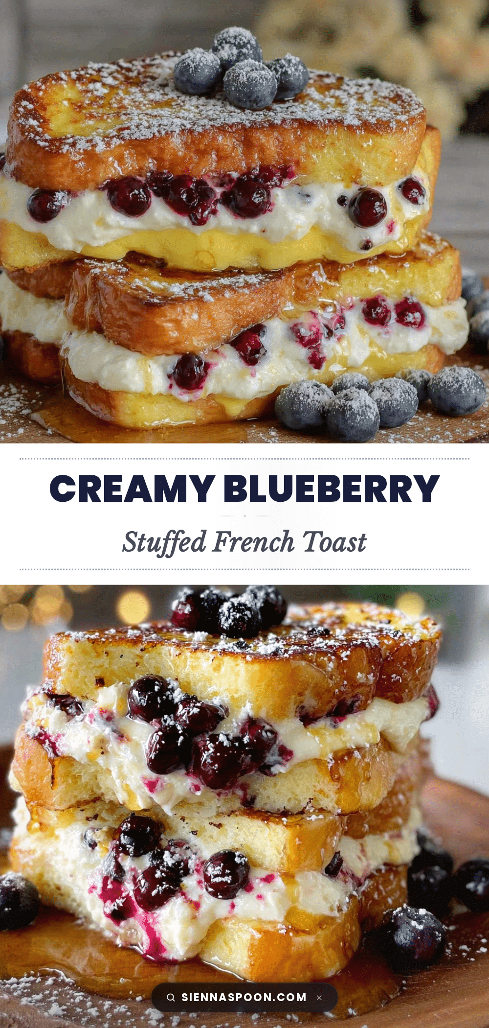 blueberry cream cheese stuffed french toast recipe