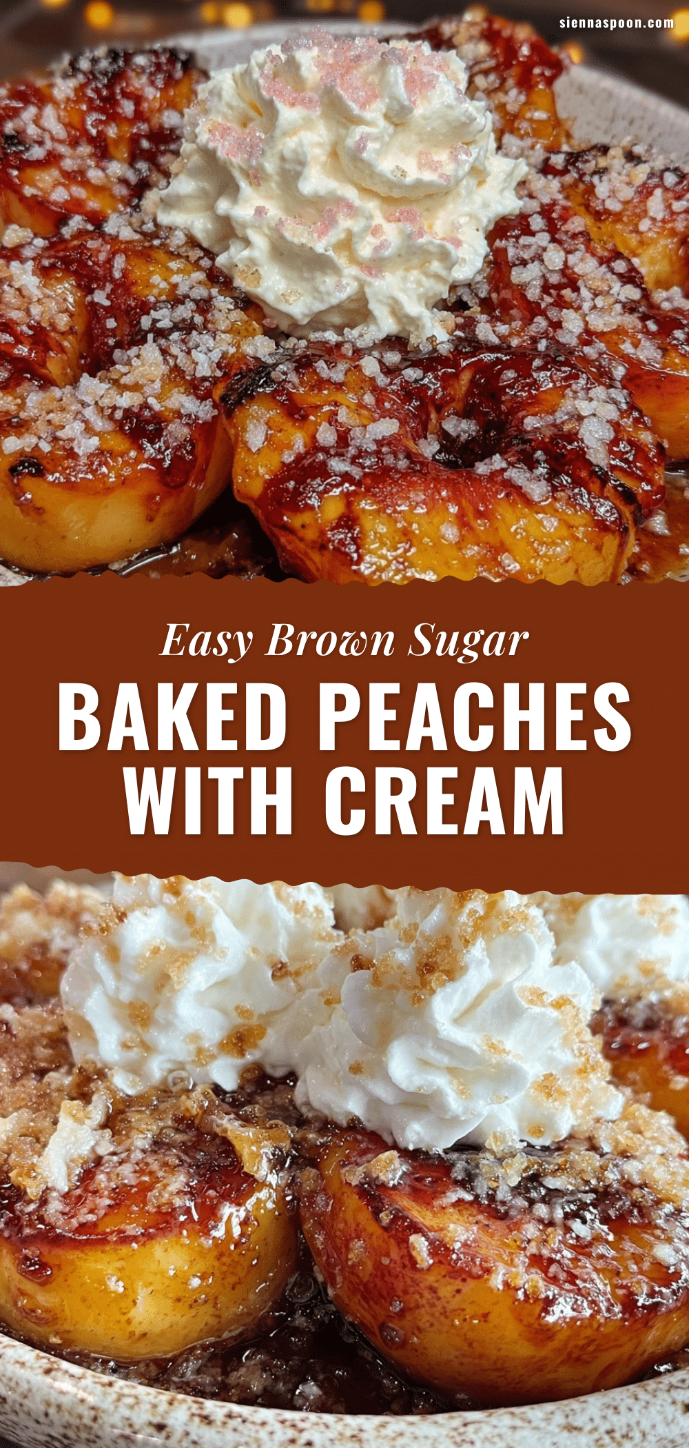 brown sugar baked peaches recipe