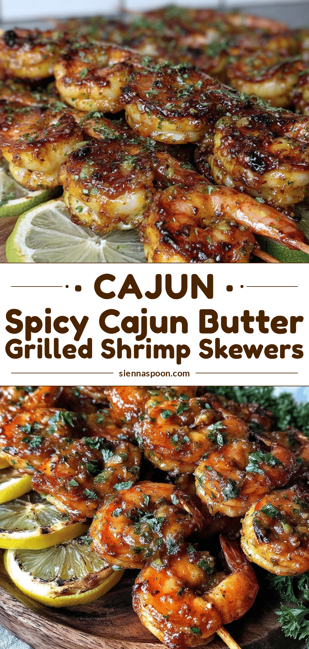 Cajun Butter Grilled Shrimp Skewers recipe