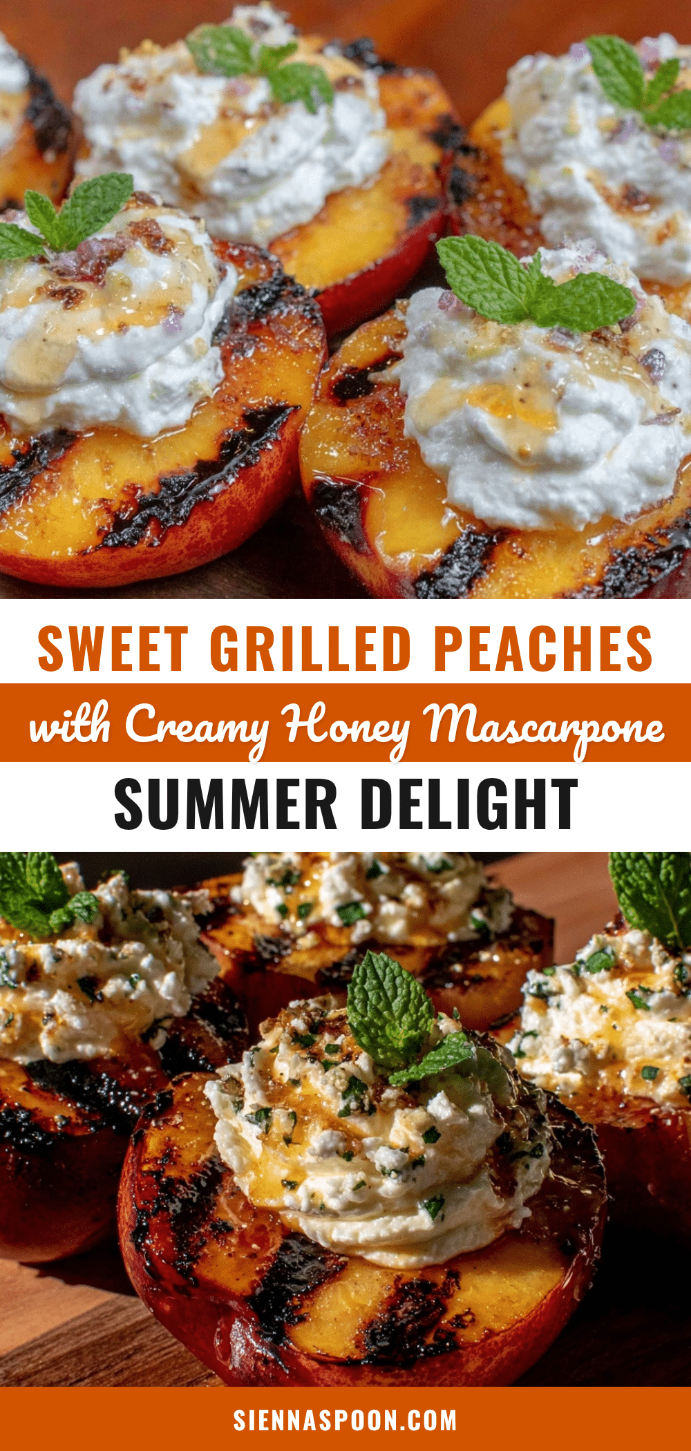 creamy grilled peaches recipe